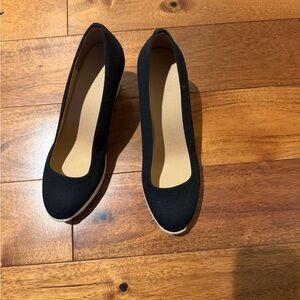 J. Crew Elegant Black Heels